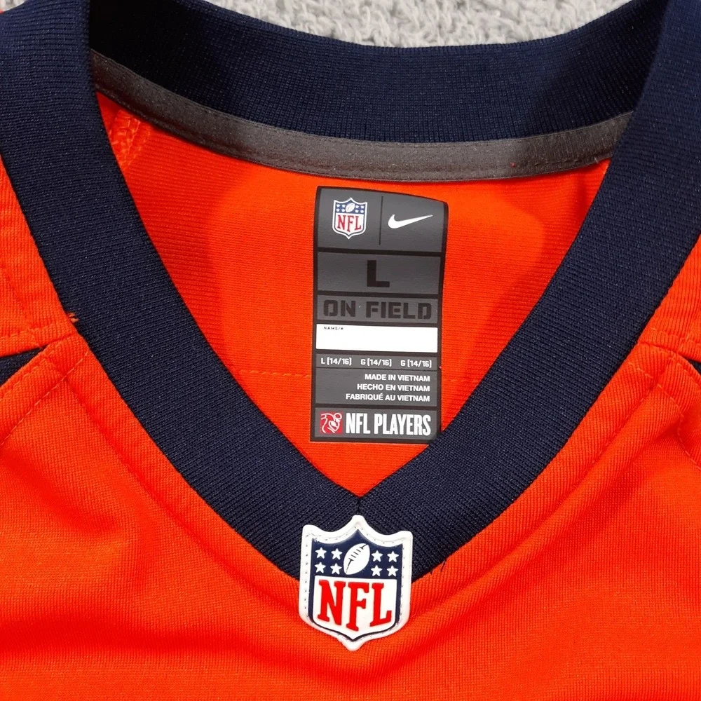 Nike Denver Broncos Jersey #3 Wilson Womens Large On Field NFL Football